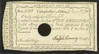 1790 Connecticut, 10s Interest Note VF/XF